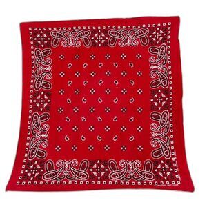 Vintage TOWER Red Bandana All Cotton Fast Color